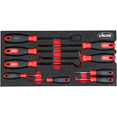 VIGOR Sada háků a škrabek ∙ V5070 ∙ 9-dílný ∙ Počet ks nářadí: 9