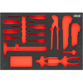 VIGOR Vložka z měkké pěny ∙ prázdná ∙ V5111N-L ∙ d x š x v: 563 mm x 393 mm x 35 mm