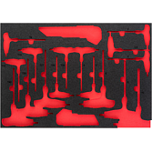 VIGOR Vložka z měkké pěny ∙ prázdná ∙ V5175-L ∙ d x š x v: 563 mm x 393 mm x 35 mm