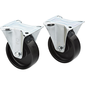 VIGOR Pevné kolečko (pár) ∙ pro servisní vozík V4758 ∙ V5191 ∙ 2-dílný ∙ Počet ks nářadí: 2