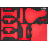 VIGOR Vložka z měkké pěny ∙ prázdná ∙ V5549-1-NL ∙ d x š x v: 393 mm x 282 mm x 35 mm