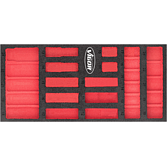 VIGOR Vložka z měkké pěny ∙ prázdná ∙ V5602-L ∙ d x š x v: 393 mm x 188 mm x 35 mm