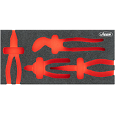 VIGOR Vložka z měkké pěny ∙ prázdná ∙ V5633N-L ∙ d x š x v: 393 mm x 188 mm x 35 mm