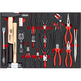 VIGOR Sada kleští ∙ kladiv ∙ V5636N ∙ 16-dílný ∙ Počet ks nářadí: 16