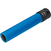 VIGOR Nástrčná hlavice pro rázový utahovák ∙ dlouhá ∙ V5930 ∙ 1/2 palce (12,5 mm) čtyřhran dutý ∙ Profil vnější šestihran ∙ Velikost 17 mm