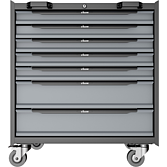 VIGOR Dílenský vozík pro systém skříňové stěny ∙ 833 mm ∙ V6000-019XL ∙ d x š x v: 861 mm x 459 mm x 940 mm