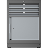 VIGOR Zásuvková spodní skříň ∙ 3 zásuvky ∙ 676 mm ∙ V6000-030 ∙ d x š x v: 676 mm x 500 mm x 953 mm