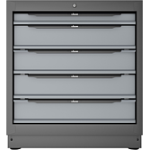 VIGOR Zásuvková spodní skříň ∙ 5 zásuvek ∙ 861 mm ∙ V6000-031XL ∙ d x š x v: 861 mm x 500 mm x 953 mm