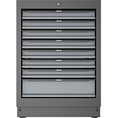 VIGOR Zásuvková spodní skříň ∙ 8 zásuvek ∙ 676 mm ∙ V6000-032 ∙ d x š x v: 676 mm x 500 mm x 953 mm