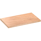 VIGOR Dřevěná pracovní deska ∙ malá ∙ V6000-0861 ∙ d x š x v: 861 mm x 500 mm x 40 mm