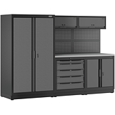 VIGOR Kombinace skříňové stěny ∙ kompaktní balíček ∙ nerezová ocel ∙ V6000-3XD-X