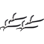 VIGOR Sada kleští na pojistné kroužky ∙ 180 mm ∙ V6510-19/4 ∙ 4-dílný ∙ Počet ks nářadí: 4