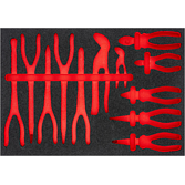 VIGOR Vložka z měkké pěny ∙ L ∙ prázdná ∙ V6565-L ∙ d x š x v: 563 mm x 393 mm x 35 mm