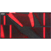 VIGOR Vložka z měkké pěny ∙ prázdná ∙ V6650-L ∙ d x š x v: 750 mm x 393 mm x 35 mm