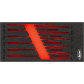 VIGOR Vložka z měkké pěny ∙ prázdná ∙ V6721N-L ∙ d x š x v: 393 mm x 188 mm x 35 mm