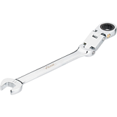 VIGOR Ráčnový očko-plochý klíč s dvojitým kloubem ∙ V6752-11 ∙ Vnější dvojitý šestihran profil, Profil vnější šestihran ∙ Velikost 11 mm