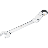 VIGOR Ráčnový očko-plochý klíč s dvojitým kloubem ∙ V6752-17 ∙ Vnější dvojitý šestihran profil, Profil vnější šestihran ∙ Velikost 17 mm