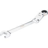 VIGOR Ráčnový očko-plochý klíč s dvojitým kloubem ∙ V6752-18 ∙ Vnější dvojitý šestihran profil, Profil vnější šestihran ∙ Velikost 18 mm