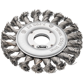 VIGOR Kotoučový kartáč pro úhlovou brusku ∙ 115 mm ∙ spletený ∙ V6804