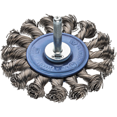 VIGOR Kotoučový kartáč ∙ spletený ∙ 75 mm ∙ V6806