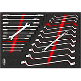 VIGOR Sada oboustranných očko-plochých klíčů ∙ V6808N ∙ 24-dílný ∙ 6 x 7 – 30 x 32 mm ∙ Počet ks nářadí: 24