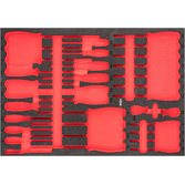 VIGOR Vložka z měkké pěny ∙ prázdná ∙ V6813-L ∙ d x š x v: 563 mm x 393 mm x 35 mm