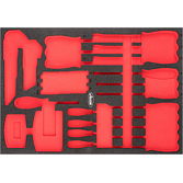 VIGOR Vložka z měkké pěny ∙ prázdná ∙ V6814-L ∙ d x š x v: 563 mm x 393 mm x 35 mm