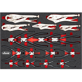 VIGOR Sada kleští ∙ V6816N ∙ 17-dílný ∙ 11 – 19 mm ∙ 16 – 27 mm ∙ Počet ks nářadí: 17