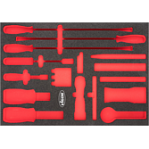 VIGOR Vložka z měkké pěny ∙ prázdná ∙ V6818-L ∙ d x š x v: 563 mm x 393 mm x 35 mm