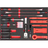 VIGOR Sada škrabek a demontážních pák ∙ V6818 ∙ 41-dílný ∙ Počet ks nářadí: 41