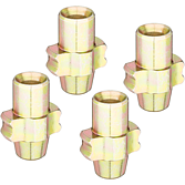 VIGOR Sada klíčů na bezpečnostní šrouby kol ∙ V7001/4 ∙ 4-dílný ∙ Počet ks nářadí: 4