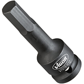 VIGOR Nástrčná hlavice (vnitřní 6hran) pro rázový a strojový utahovák ∙ V7019-H12 ∙ 1/2 palce (12,5 mm) čtyřhran dutý ∙ Profil vnitřní šestihran ∙ Velikost 12 mm