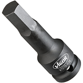 VIGOR Nástrčná hlavice (vnitřní 6hran) pro rázový a strojový utahovák ∙ V7019-H14 ∙ 1/2 palce (12,5 mm) čtyřhran dutý ∙ Profil vnitřní šestihran ∙ Velikost 14 mm