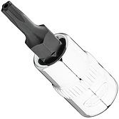 VIGOR T+ nástrčná hlavice ∙ V7037-IPR15 ∙ 1/4 palce (6,3 mm) čtyřhran dutý ∙ Vnitřní profil s 5 zaoblenými bočnicemi, s vyvrtaným čelním otvorem (podobné TORX®) ∙ Velikost T15+H