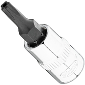 VIGOR T+ nástrčná hlavice ∙ V7037-IPR20 ∙ 1/4 palce (6,3 mm) čtyřhran dutý ∙ Vnitřní profil s 5 zaoblenými bočnicemi, s vyvrtaným čelním otvorem (podobné TORX®) ∙ Velikost T20+H