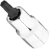 VIGOR T+ nástrčná hlavice ∙ V7055-IP40 ∙ 1/2 palce (12,5 mm) čtyřhran dutý ∙ Vnitřní profil TORX® plus ∙ Velikost T40+