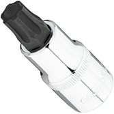 VIGOR T+ nástrčná hlavice ∙ V7055-IP55 ∙ 1/2 palce (12,5 mm) čtyřhran dutý ∙ Vnitřní profil TORX® plus ∙ Velikost T55+