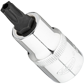 VIGOR T nástrčná hlavice ∙ V7055-T45H ∙ 1/2 palce (12,5 mm) čtyřhran dutý ∙ Profil Tamper Resistant TORX® ∙ Velikost T45H