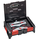 VIGOR Vytlačovací sada pro brzdové kotouče ∙ V7154-4 ∙ 21-dílný ∙ Počet ks nářadí: 21