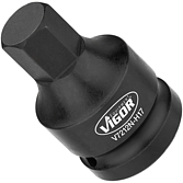 VIGOR R&aacute;zov&yacute; utahov&aacute;k n&aacute;strčn&aacute; hlavice ∙ V7212N-H17 ∙ 3/4 palce (20 mm) čtyřhran dut&yacute; ∙ Profil vněj&scaron;&iacute; &scaron;estihran, Profil vněj&scaron;&iacute; dvojit&yacute; &scaron;estihran ∙ Velikost 17 mm