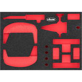 VIGOR Vložka z měkké pěny ∙ prázdná ∙ V7261-L ∙ d x š x v: 393 mm x 282 mm x 35 mm