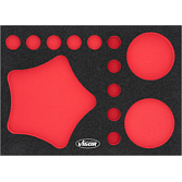 VIGOR Vložka z měkké pěny ∙ prázdná ∙ V7270-L ∙ d x š x v: 393 mm x 282 mm x 35 mm