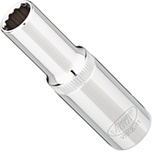 VIGOR Nástrčná hlavice dvojitý šestihran ∙ dlouhá ∙ V7512L-11 ∙ 1/2 palce (12,5 mm) čtyřhran dutý ∙ Vnější dvojitý šestihran profil ∙ Velikost 11 mm