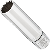 VIGOR Nástrčná hlavice dvojitý šestihran ∙ dlouhá ∙ V7514L-10 ∙ 1/4 palce (6,3 mm) čtyřhran dutý ∙ Vnější dvojitý šestihran profil ∙ Velikost 10 mm