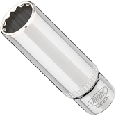 VIGOR Nástrčná hlavice dvojitý šestihran ∙ dlouhá ∙ V7514L-11 ∙ 1/4 palce (6,3 mm) čtyřhran dutý ∙ Vnější dvojitý šestihran profil ∙ Velikost 11 mm