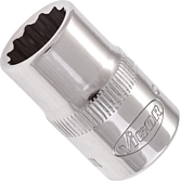 VIGOR Nástrčná hlavice dvojitý šestihran ∙ V7538-11 ∙ 3/8 palce (10 mm) čtyřhran dutý ∙ Vnější dvojitý šestihran profil ∙ Velikost 11 mm