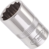 VIGOR Nástrčná hlavice dvojitý šestihran ∙ V7538-13 ∙ 3/8 palce (10 mm) čtyřhran dutý ∙ Vnější dvojitý šestihran profil ∙ Velikost 13 mm