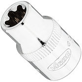 VIGOR T+ nástrčná hlavice ∙ V7920-EP10 ∙ 3/8 palce (10 mm) čtyřhran dutý ∙ Vnější profil TORX® plus ∙ Velikost E10+