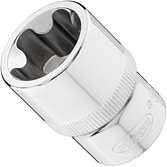 VIGOR E+ nástrčná hlavice ∙ V7920-EPR24 ∙ 1/2 palce (12,5 mm) čtyřhran dutý ∙ Vnější profil s 5 zaoblenými bočnicemi (podobné TORX®) ∙ Velikost E24+
