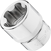 VIGOR E+ nástrčná hlavice ∙ V7920-EPR30 ∙ 1/2 palce (12,5 mm) čtyřhran dutý ∙ Vnější profil s 5 zaoblenými bočnicemi (podobné TORX®) ∙ Velikost E30+